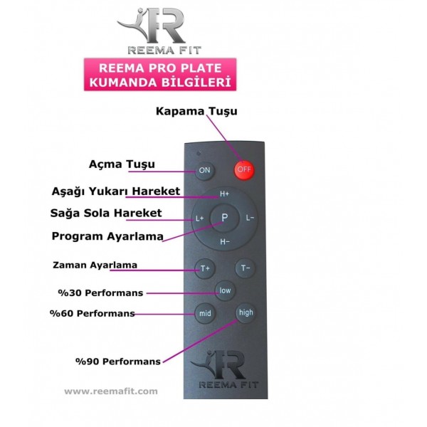 REEMA 3D PRO FITNESS PLATE (DENGE KOLLU) RM-T21K 